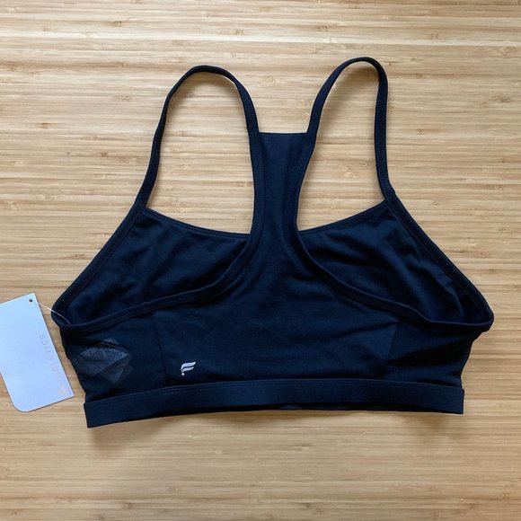 NWT Fabletics Black Portia Racerback Sports Bra - Picture 5 of 6